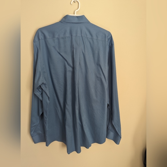 Denver Hayes Never-Iron Light Blue Men's Button Up - Picture 4 of 6